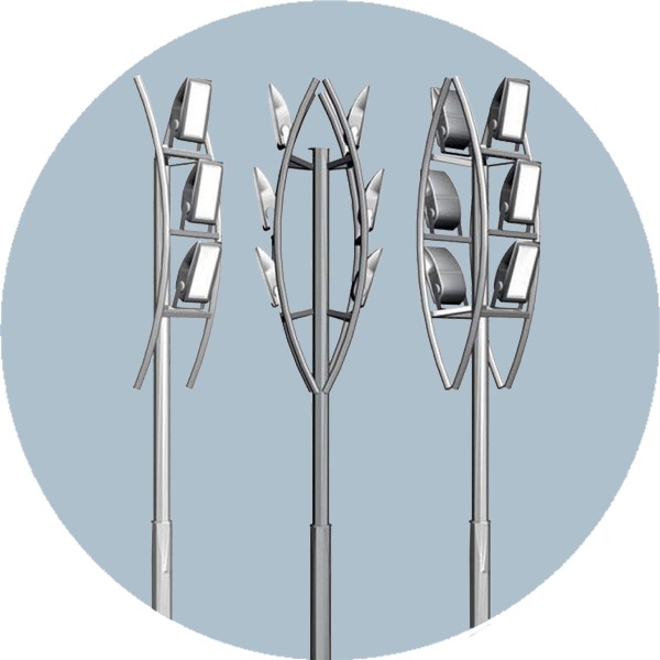 Декоративная опора освещения &quot;Фрегат&quot; - 3 - 6,5