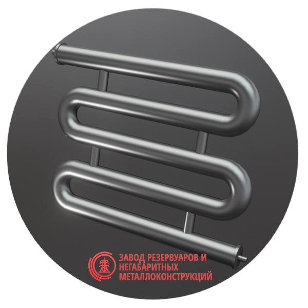 Регистры отопления пятирядные РЗП-5x159x4.0-5000 мм