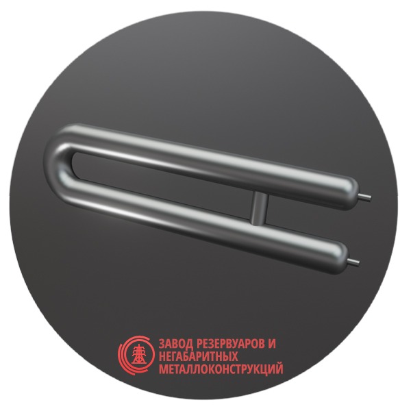 Регистры отопления двухрядные РЗЭ-2x76x2.5-5000 мм