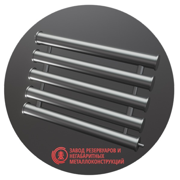 Регистры отопления пятирядные РСП-5x57x2.0-7000 мм