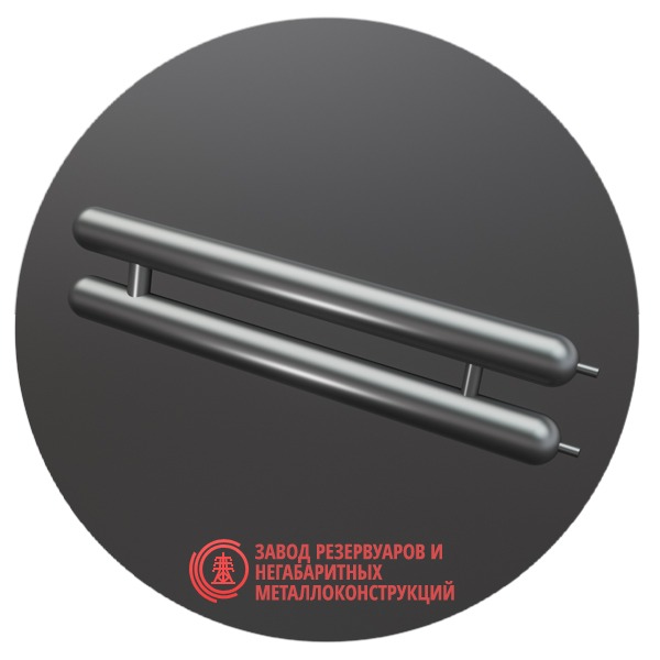 Регистры отопления двухрядные РСЭ-2x76x2.5-2000 мм