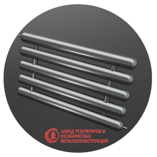 Регистры отопления пятирядные РСЭ-5x57x2.0-10000 мм