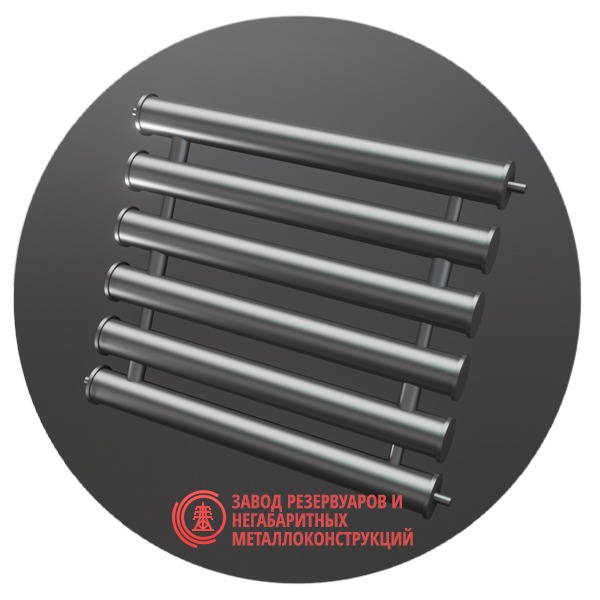 Регистры отопления шестирядные РСП-6x108x3.0-5000 мм